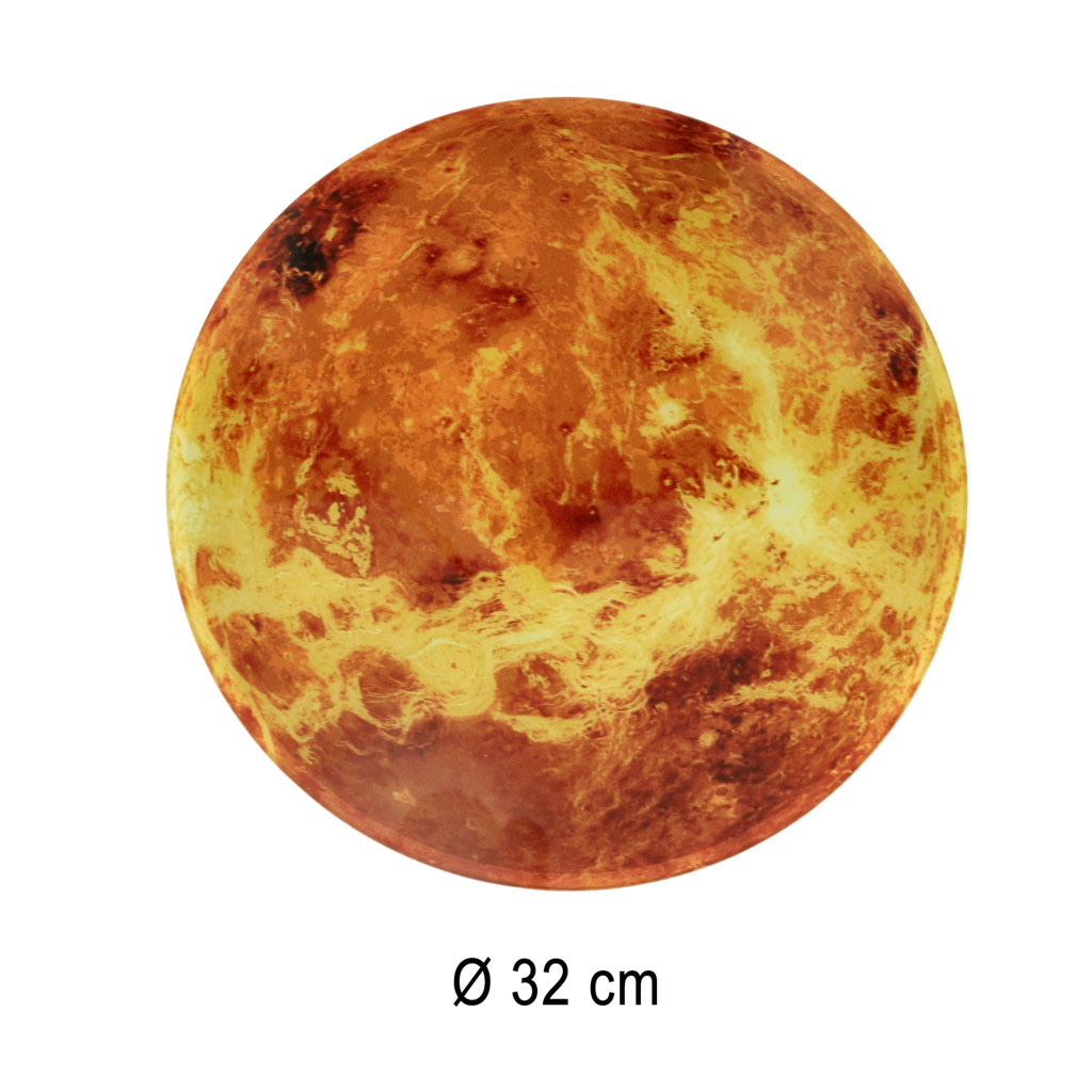 Planet Mars Orange 32cm Price Clock