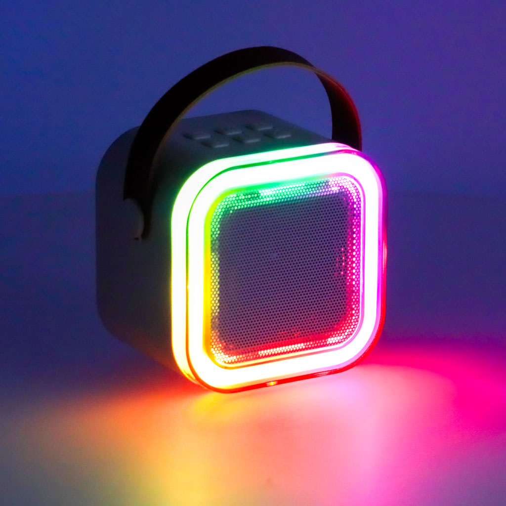 Karaoke Speaker With Microphone Pink