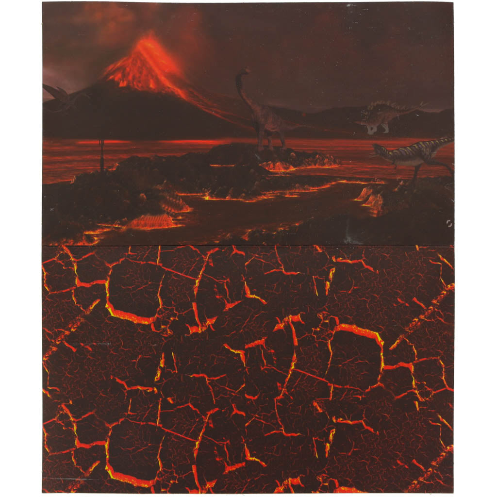 Volcanic Eruption 2-in-1 Experiment + Dinosaur