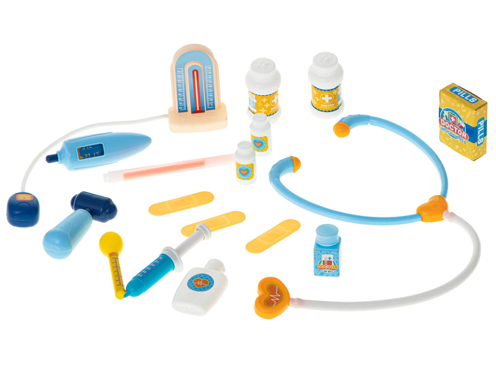 Doctor's Set With Accessories In A Suitcase 34el. + Table