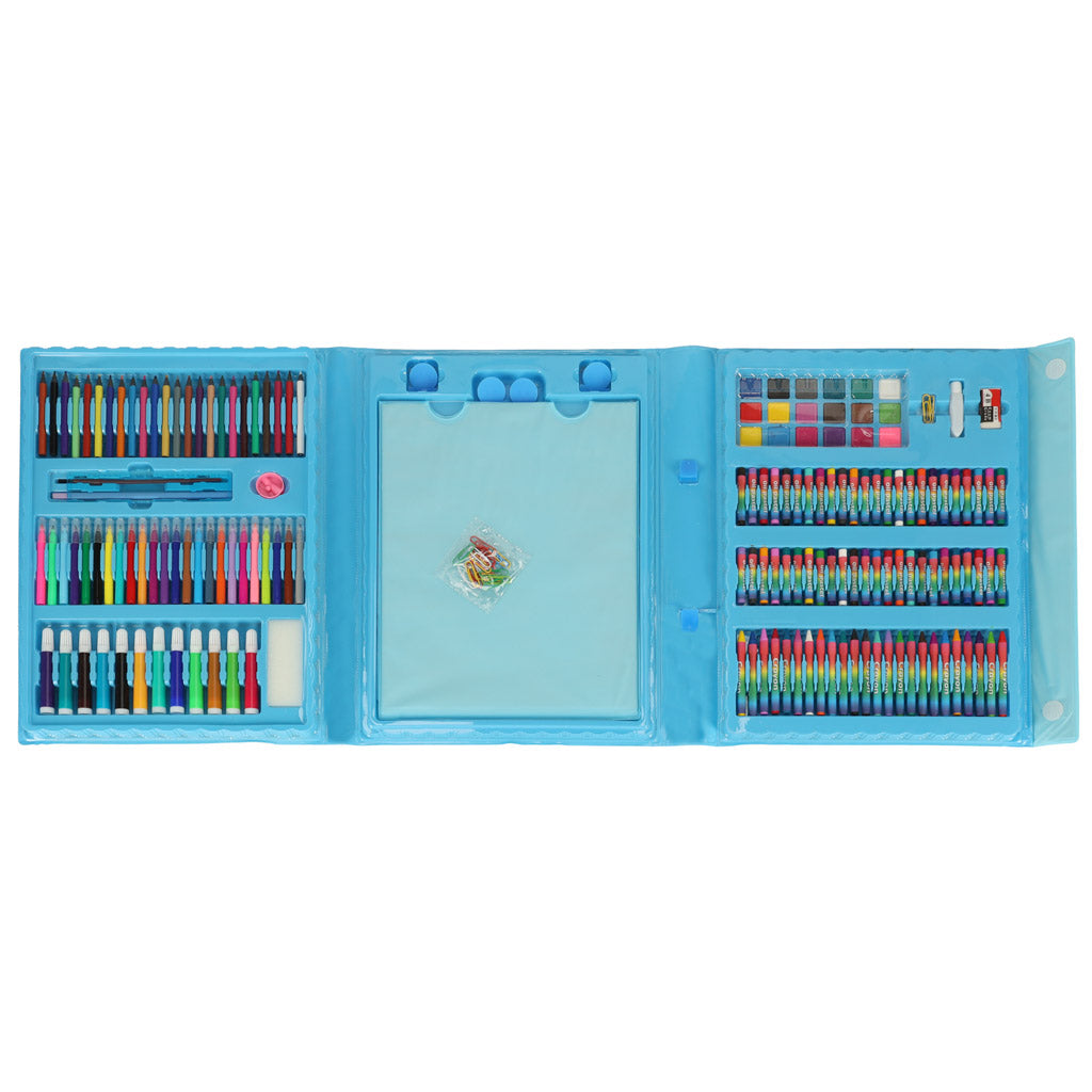 Set di pittura artistica nella custodia 208el. Blu