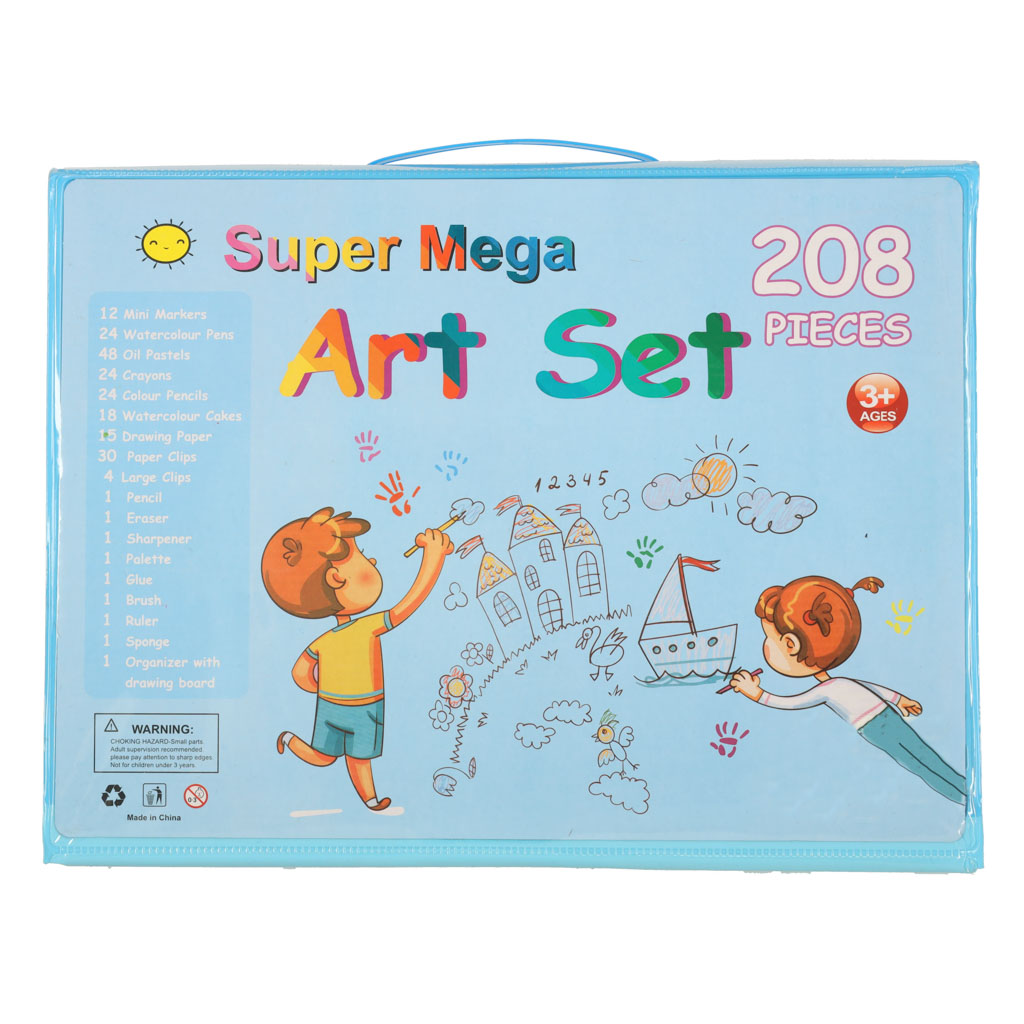 Paint Art Set In Case 208el. Blue