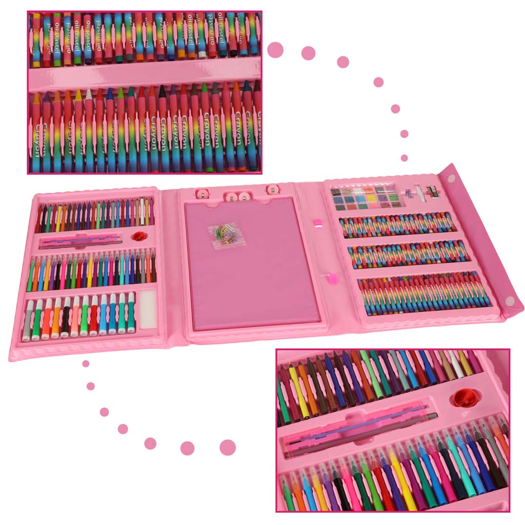 Paint Art Set im Koffer 208el Pink