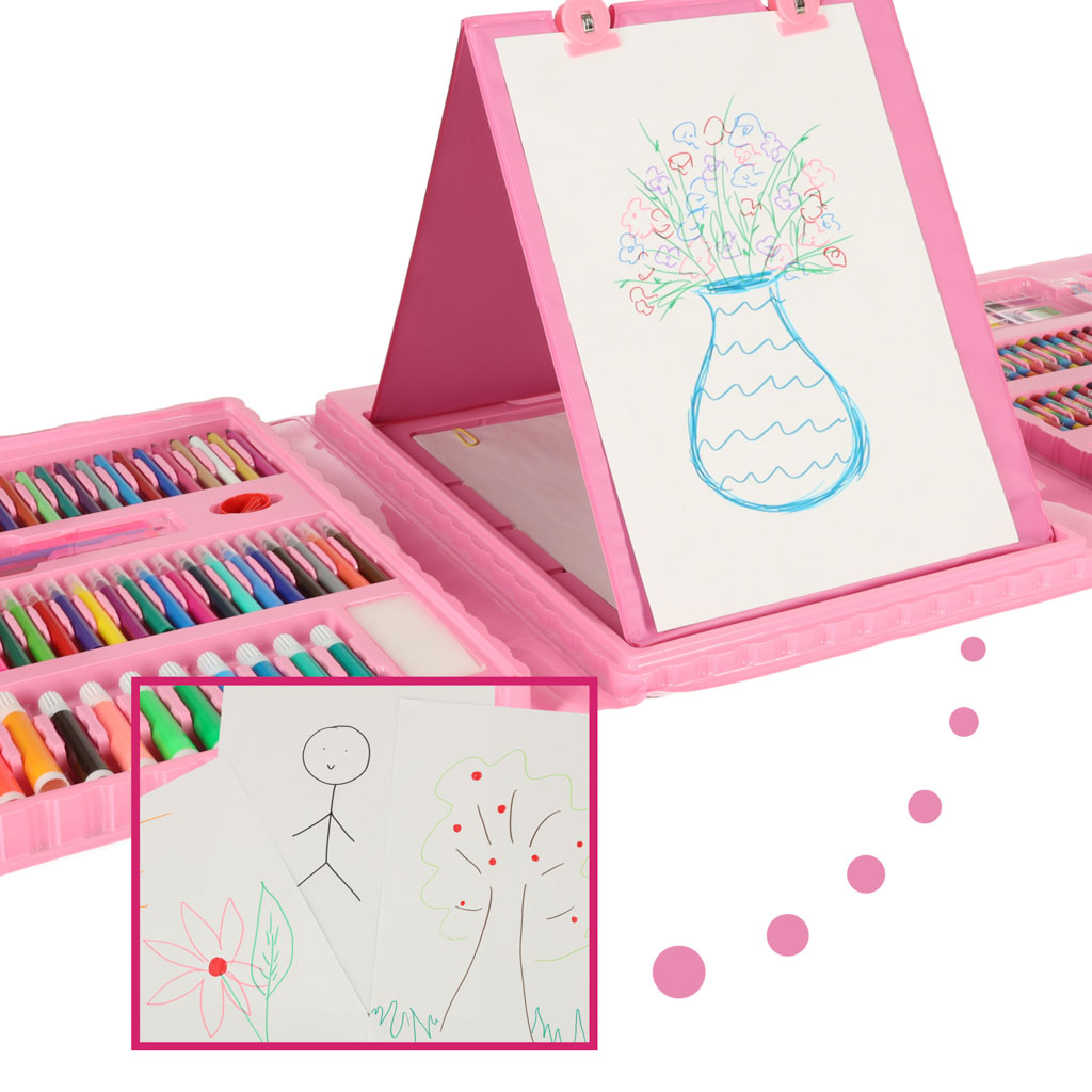 Paint Art Set In Case 208el Pink