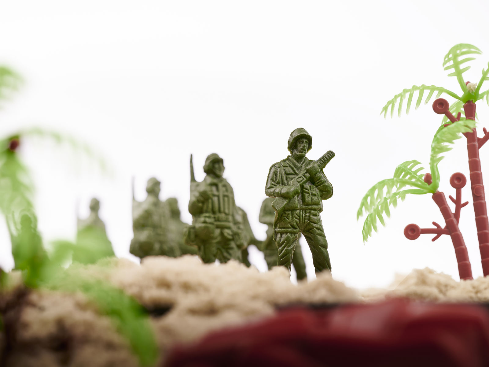 Soldiers Military Base Figures Set 307el.