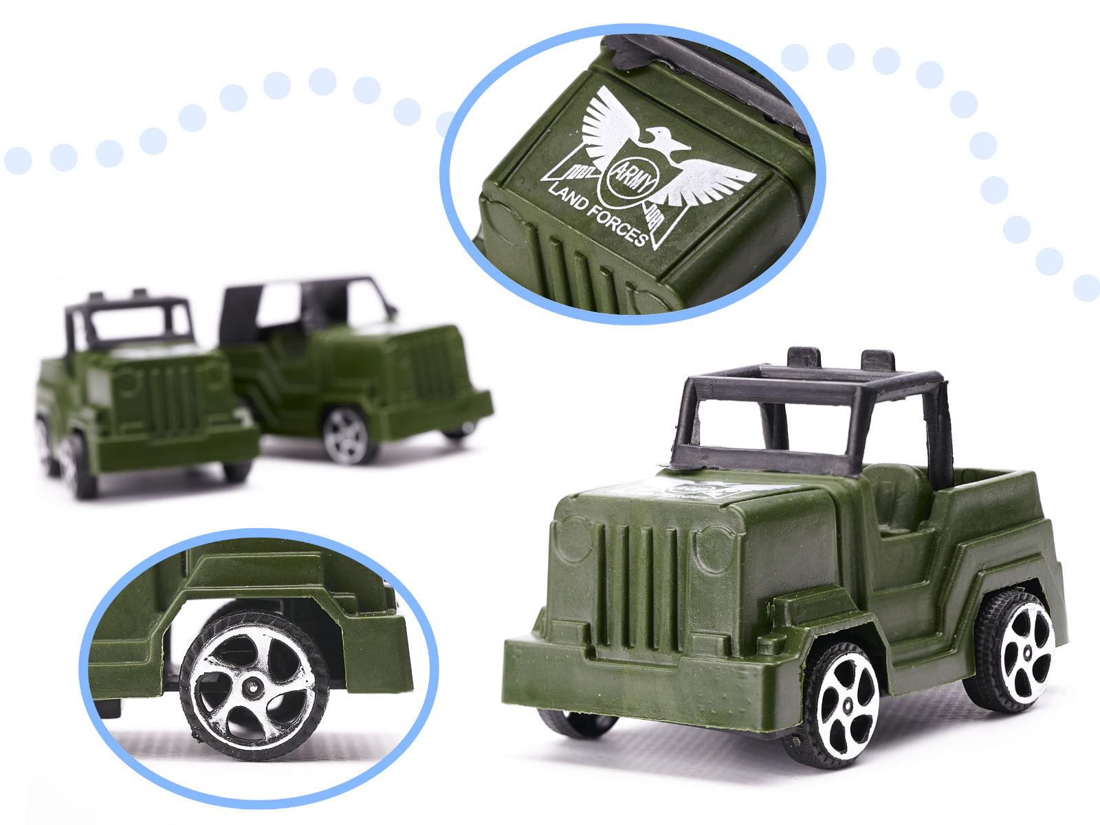 Soldiers Military Base Figures Set 307el.