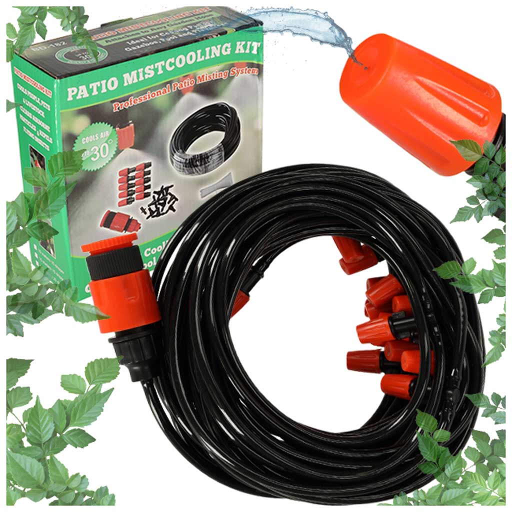 Water Curtain Mist Garden Sprinkler Irrigation System 20m