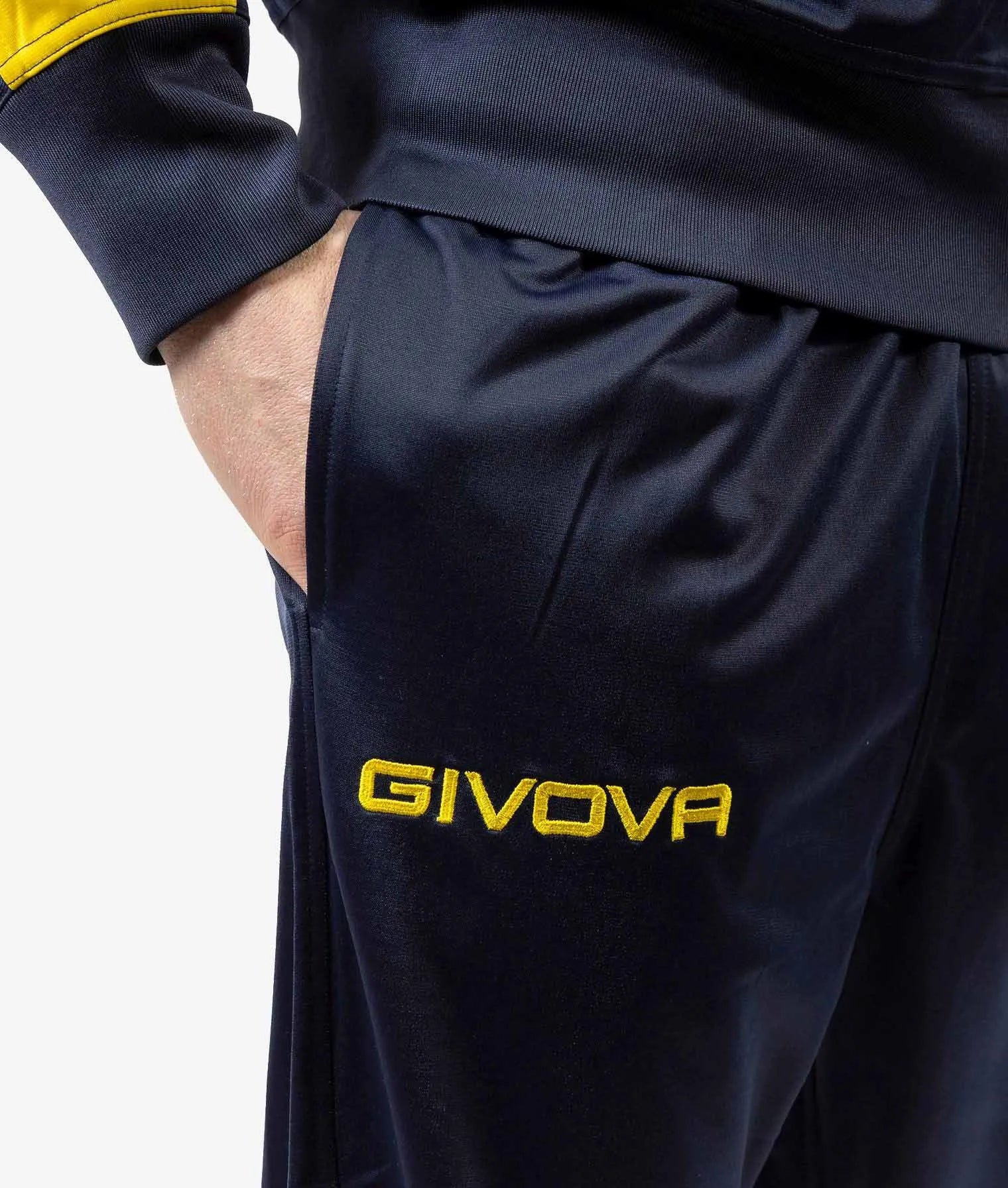 Sportset givova roma blå-gul blå 2xl