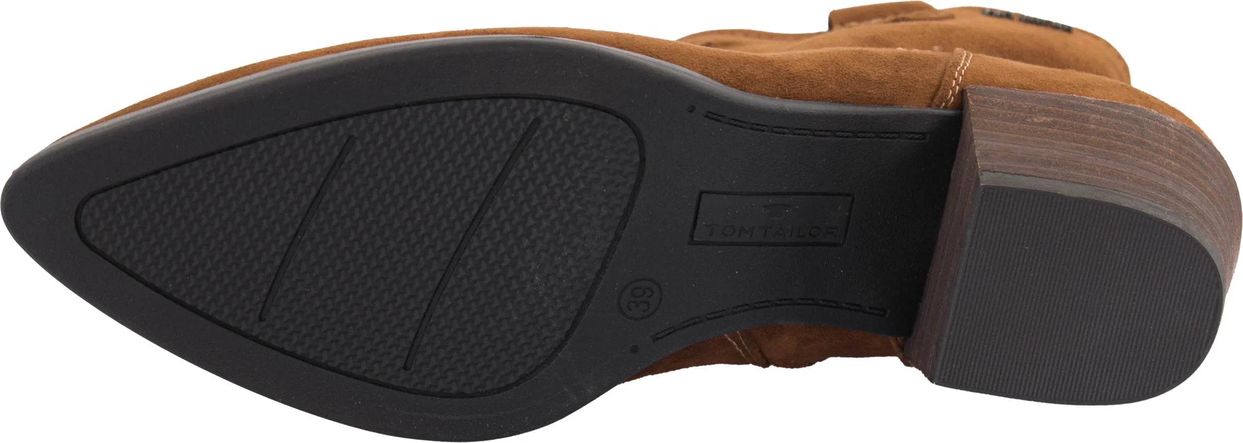 Damskor Tom Tailor Stiefelette Damen Cognac Brun