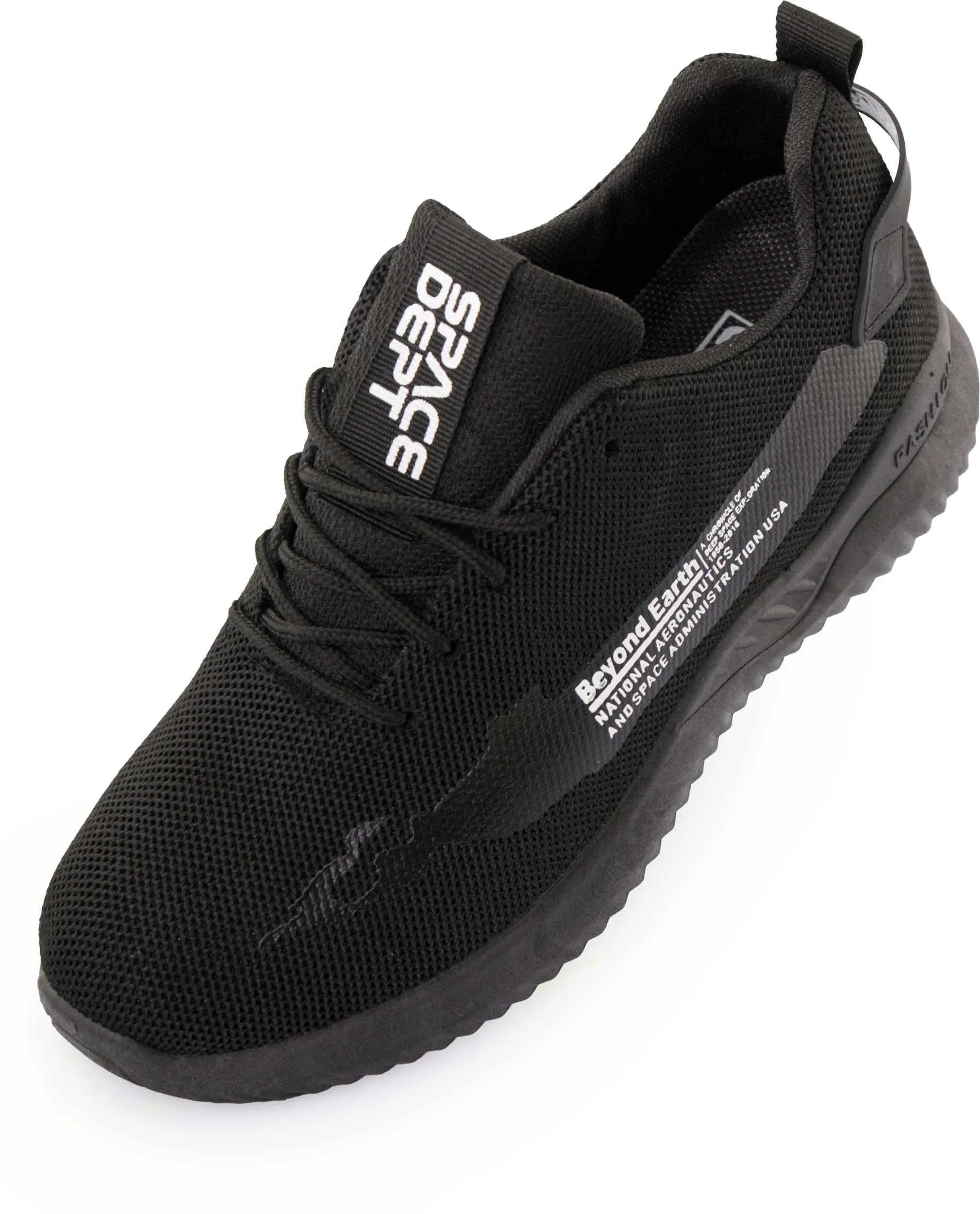 Pantofi Barbati Nasa Barbati Beymond The Rainbow Sneaker Negru