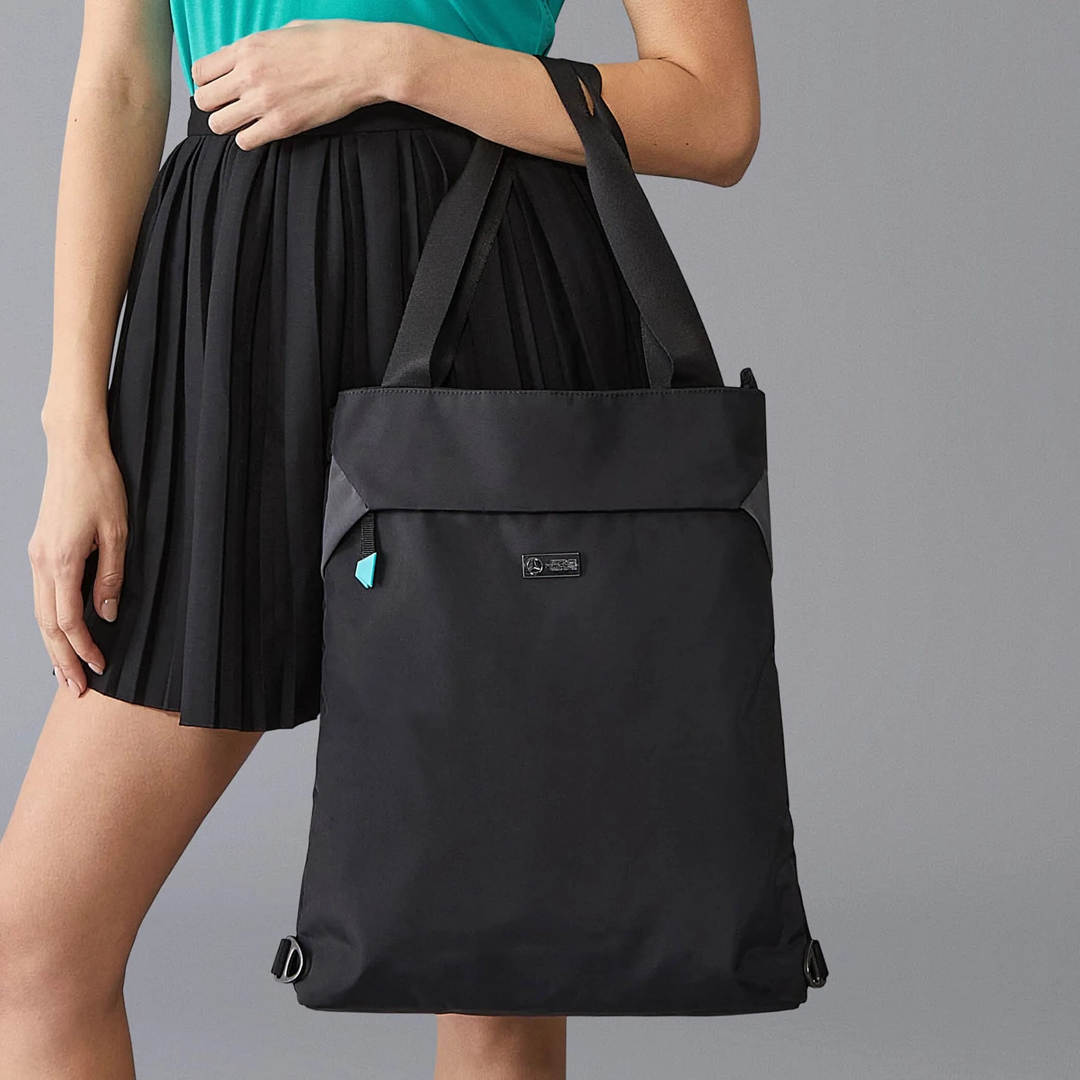 Bag/backpack Mercedes Mapf1 Fw Transformable Tote Bag Black