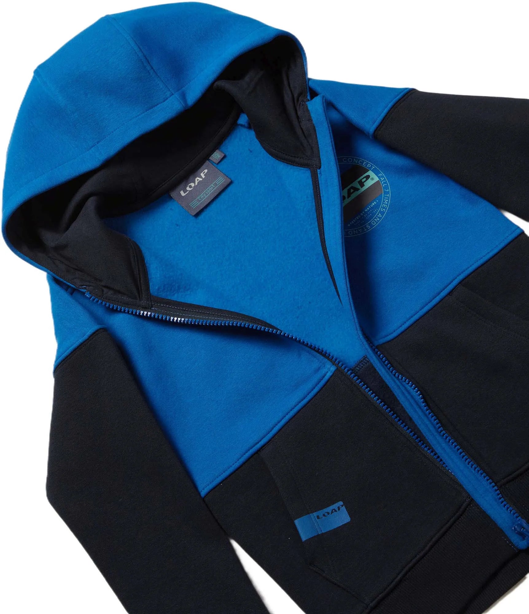 Detská mikina loap dizar modrá 112-116