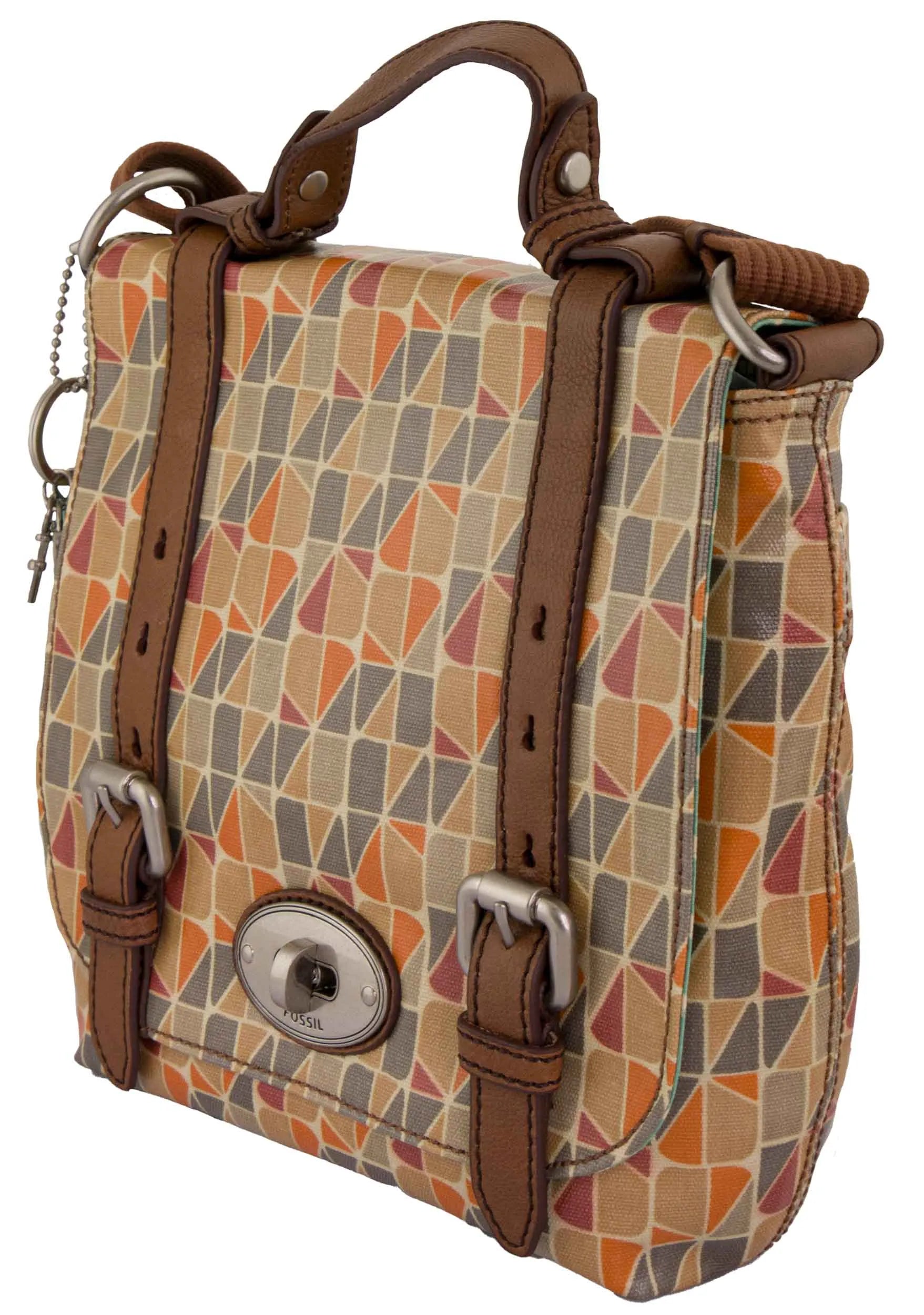Damenhandtasche Fossil Wmns Handbag Key Per Org Flap Mix