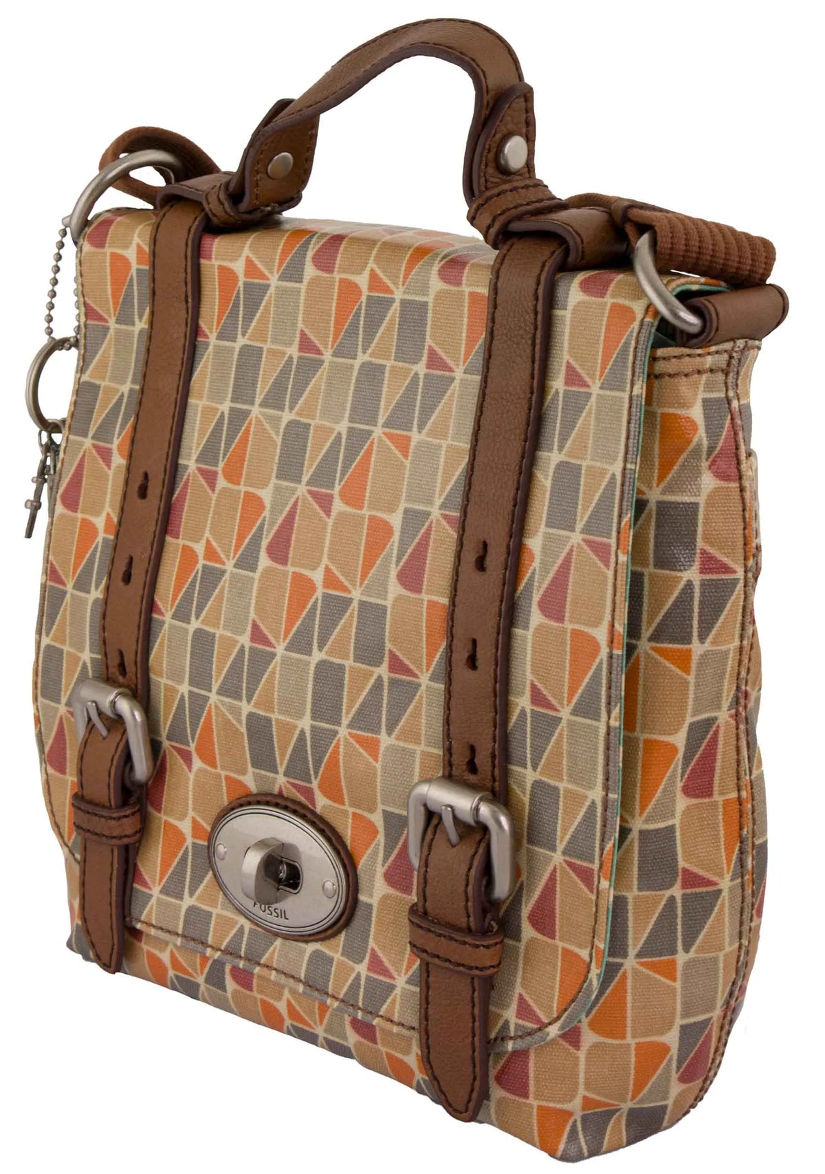 Дамска чанта Fossil Wmns Handbag Key Per Org Flap Mix