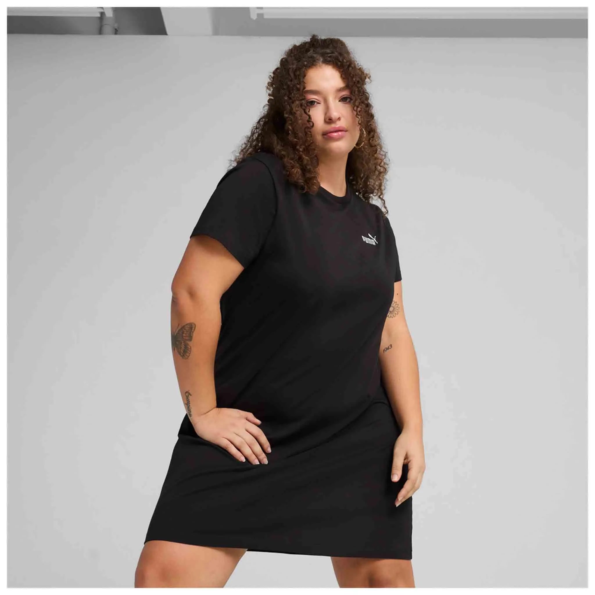 Rochie de damă Puma Ess Small No. 1 Logo Slim Dress Negru