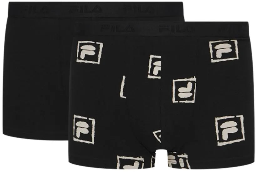 Fila Pack De 2 Bóxers Negro