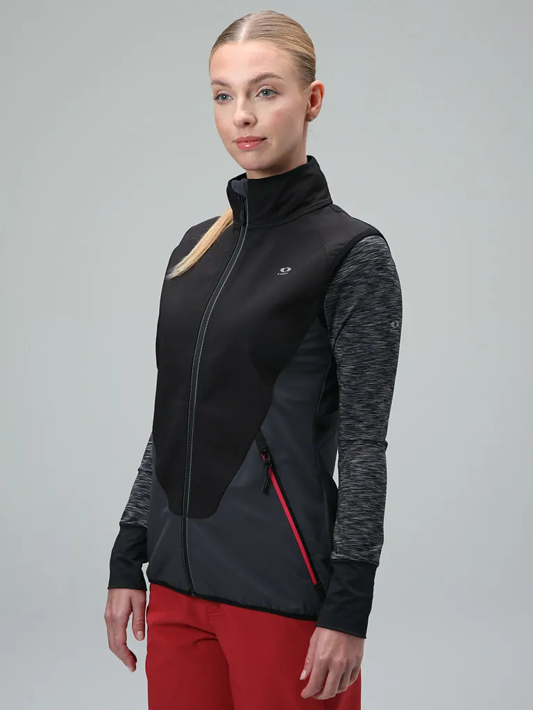 Women's Softshell Vest Loap Urlanda Blk Black