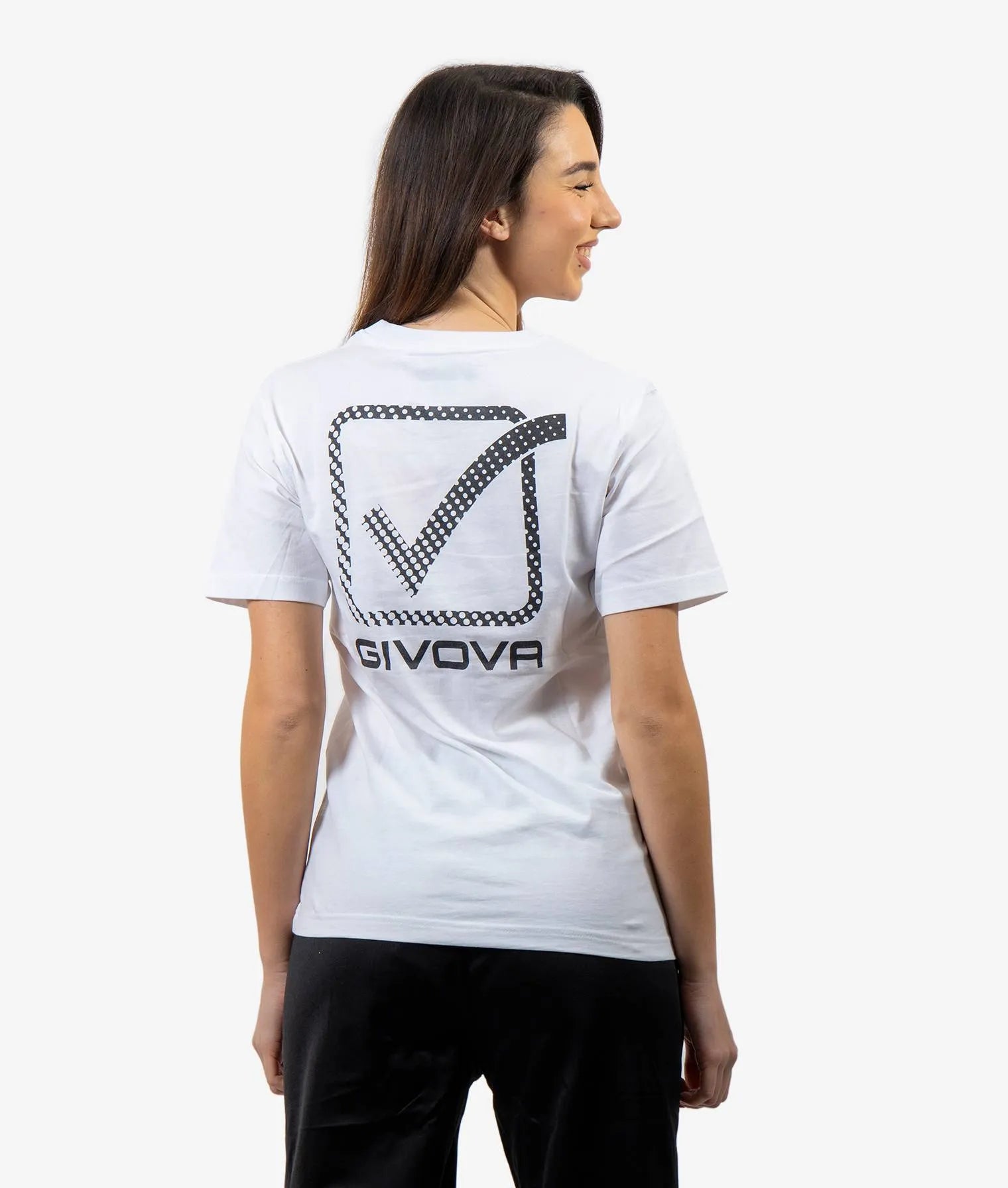 Baumwoll-T-Shirt Givova Cubo Weiß Weiß