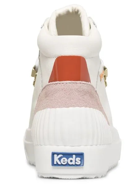 Scarpe da Donna Keds Wms Demi Mid Trx Pelle Bianche