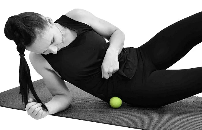 Masszázslabda iker lifefit 12,5x6,2 cm zöld