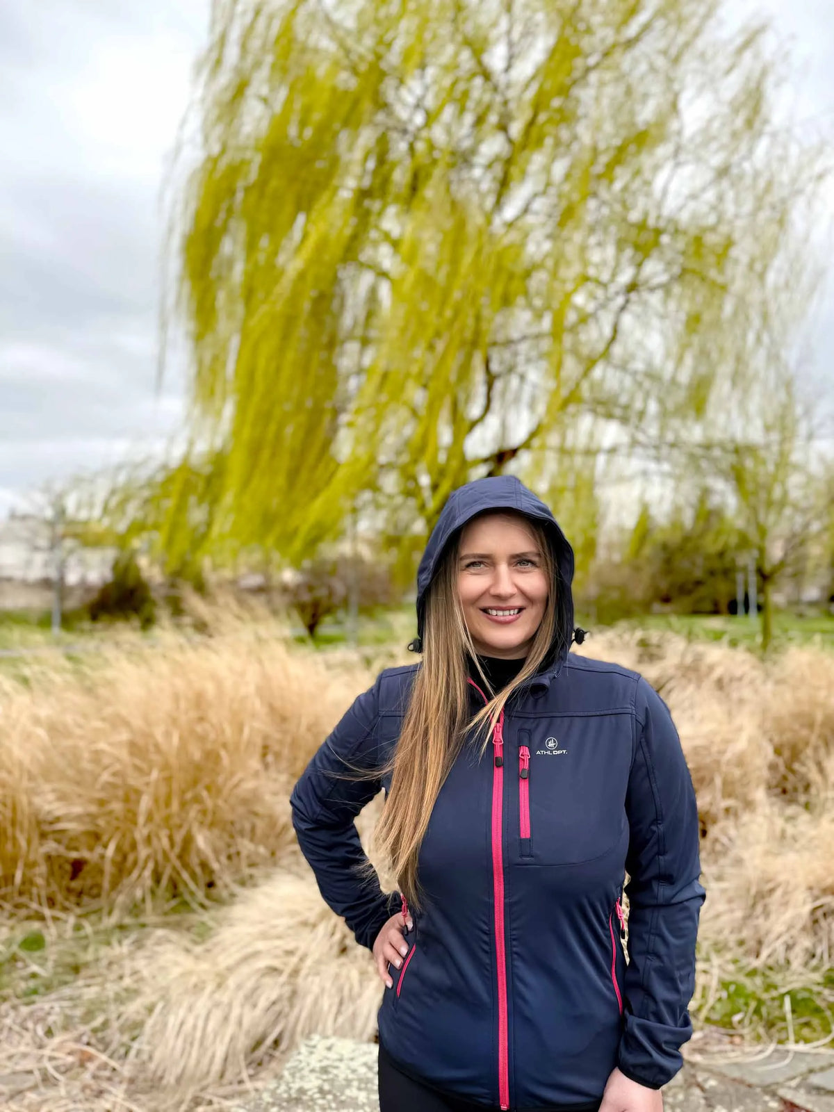 Women's Softshell Jacket Athl. Dpt Valeria Navy Blue