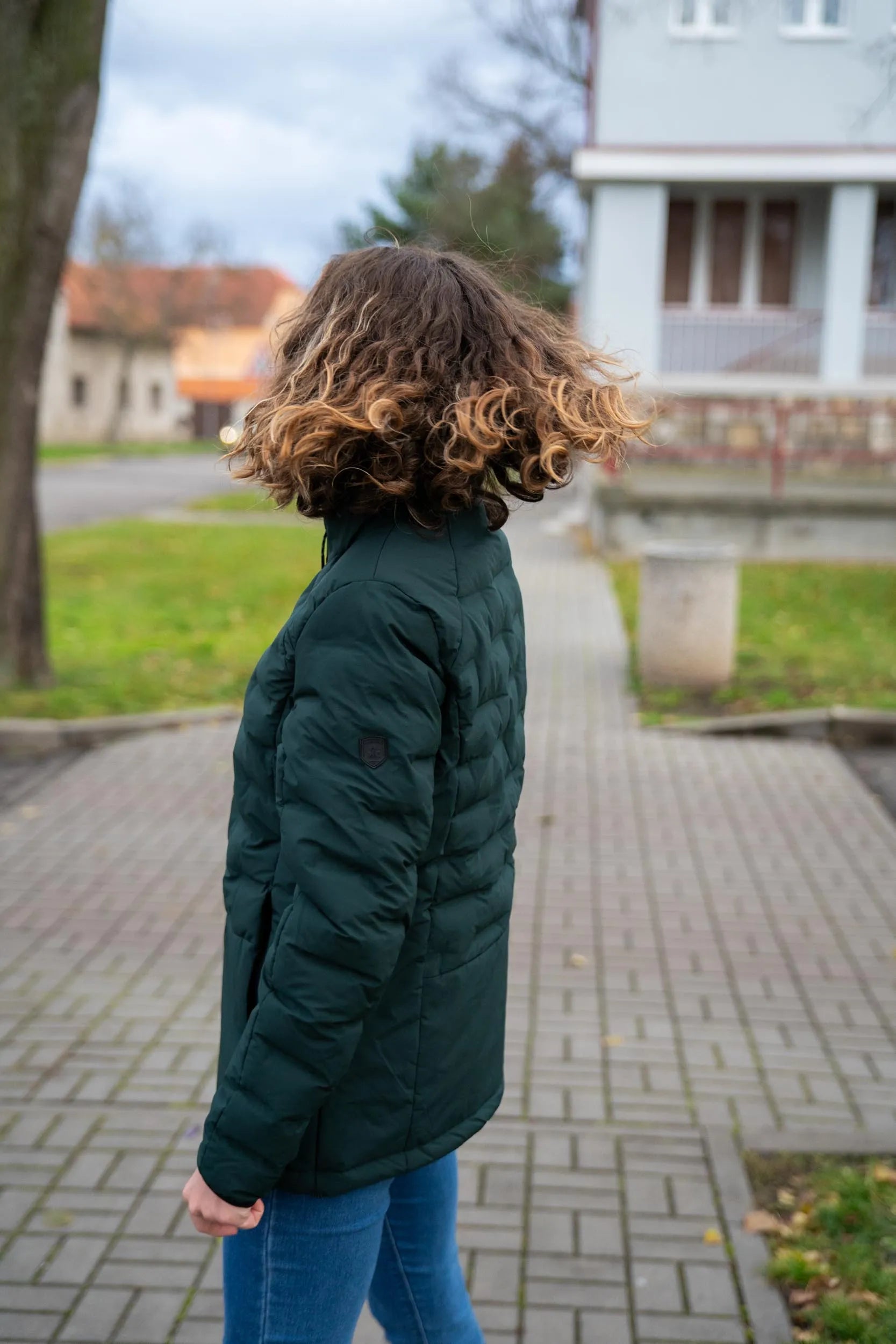 Chaqueta de invierno para mujer kjelvik sitaa verde 40