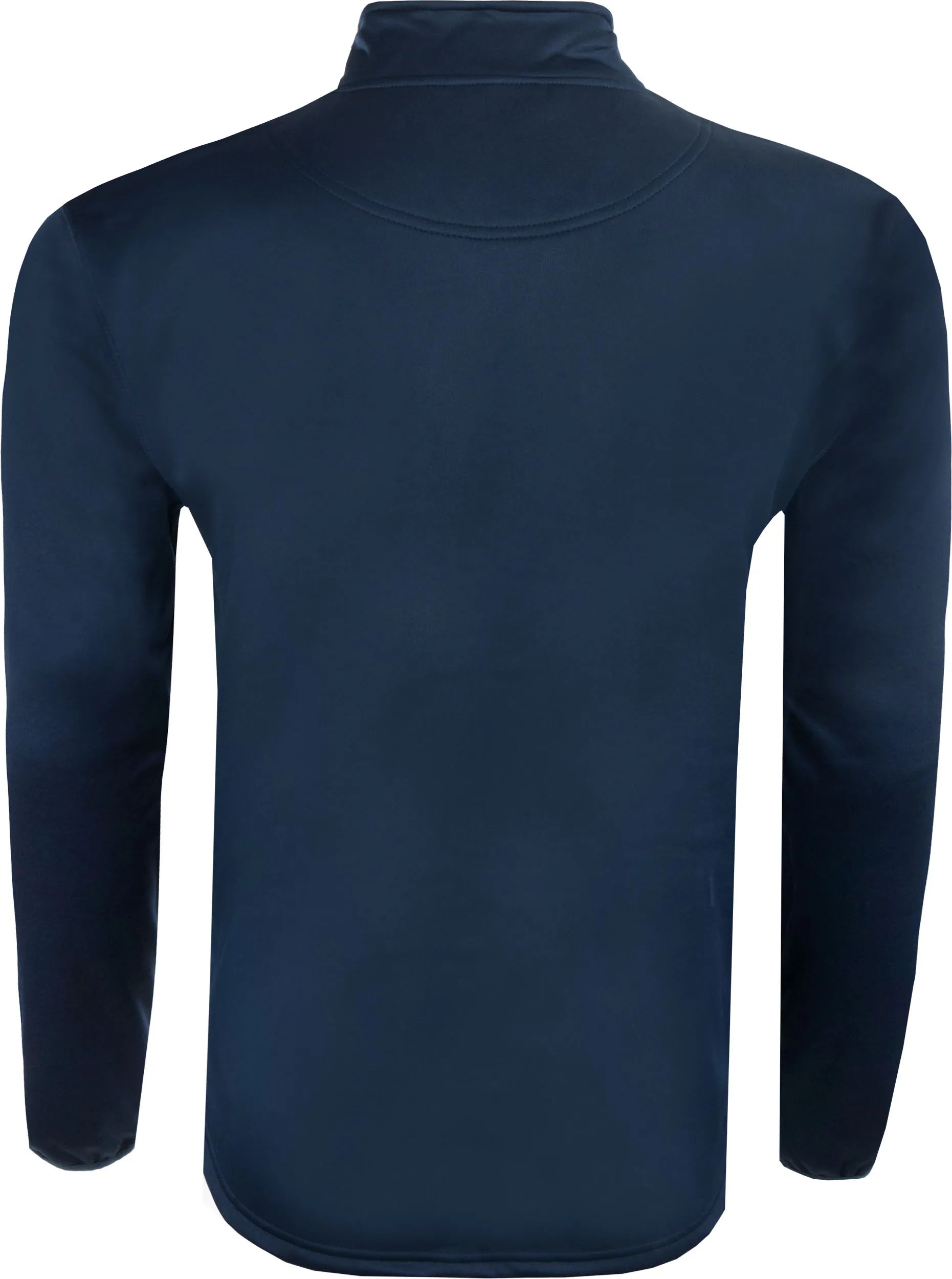 Męska bluza Playerlayer z zamkiem 1/4, warstwa środkowa w kolorze granatowym