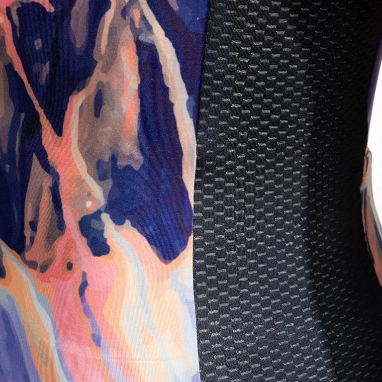 Radtrikot Joma Crono Cycling Lila Schwarz Fia L