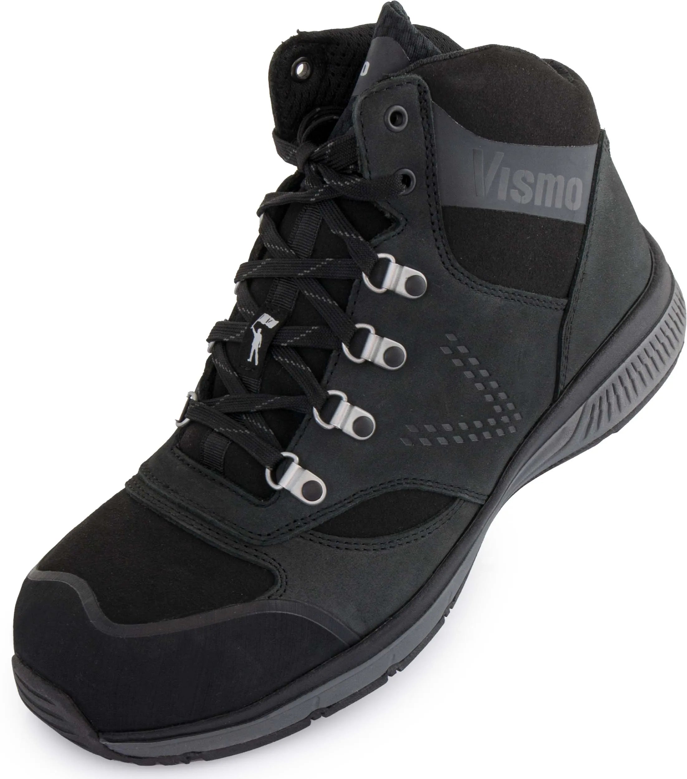 Veiligheidsschoenen Vismo Solid High S3 Zwart