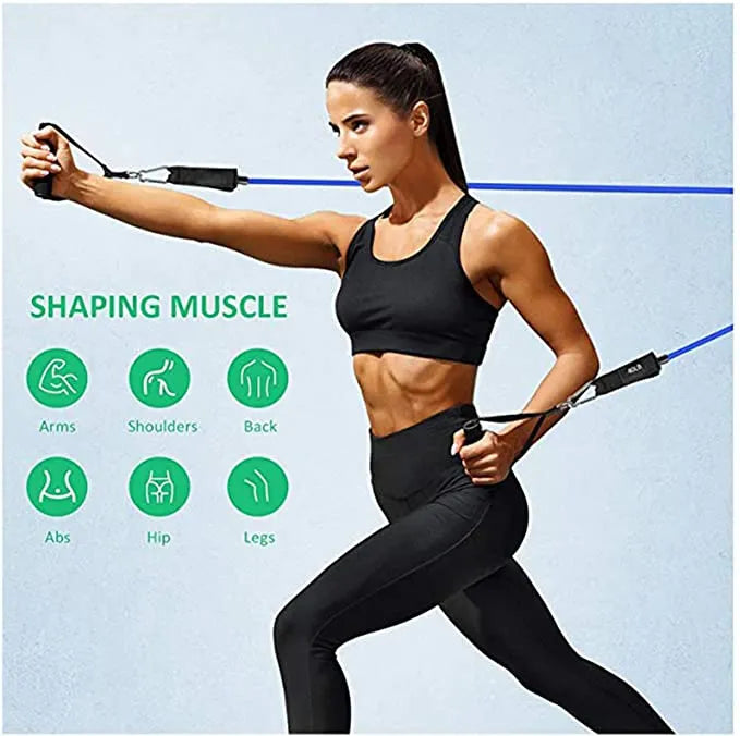 Sraith de 5 bhanda rubair neart le láimhseáil meascán greentreen