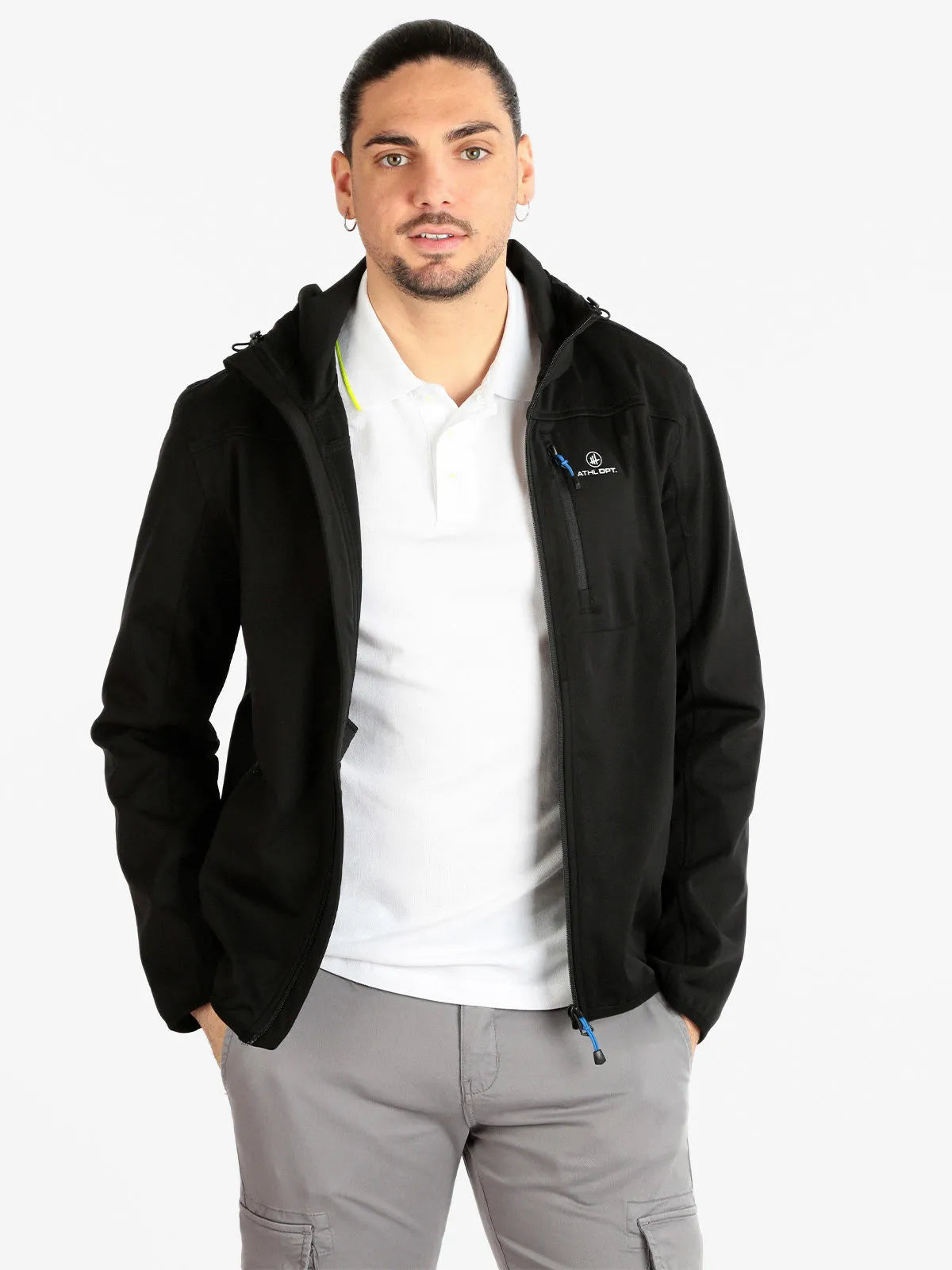 Herren Softshelljacke Athl. Dpt-Agar Schwarz