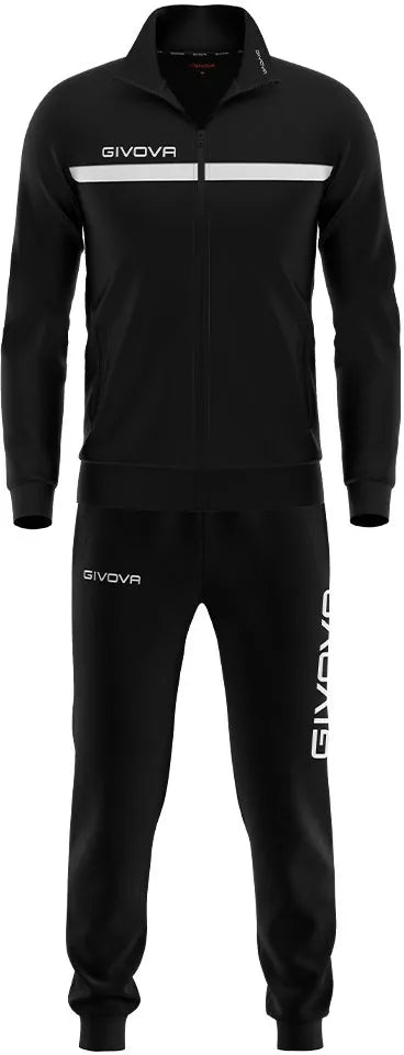 Kombinezon sportowy givova tuta one full zip czarny l