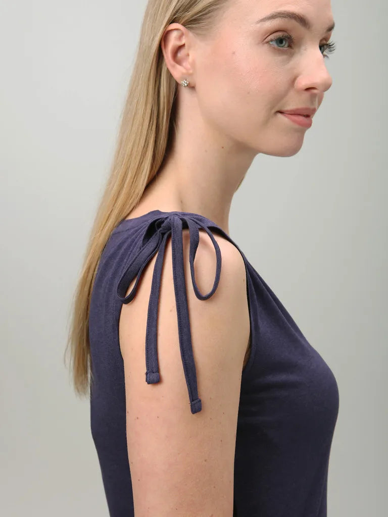 Vestido feminino loap asanura azul escuro m