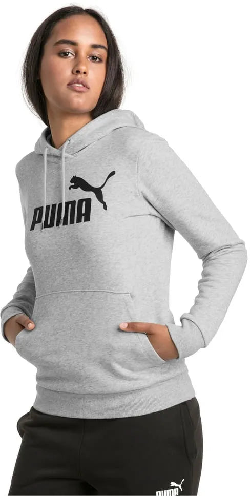 Damen Puma Hoody Grau