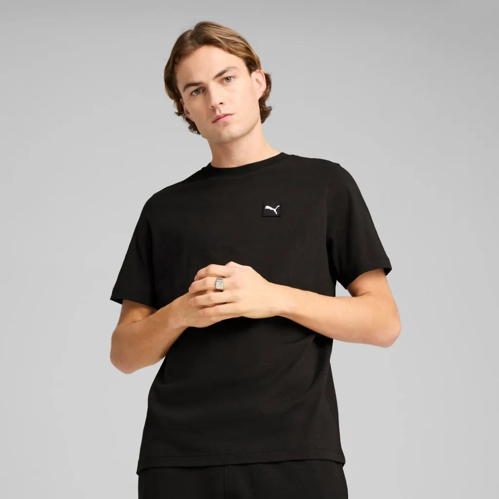 Pánské černé tričko Puma Ess Elevated