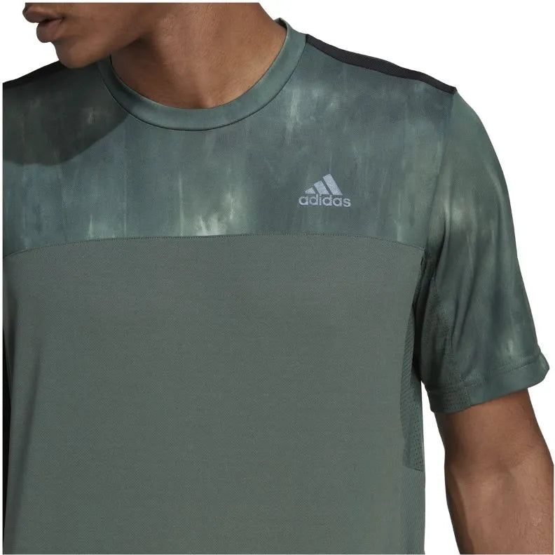 Maglietta da uomo Adidas Men Aeroready Verde 2xl