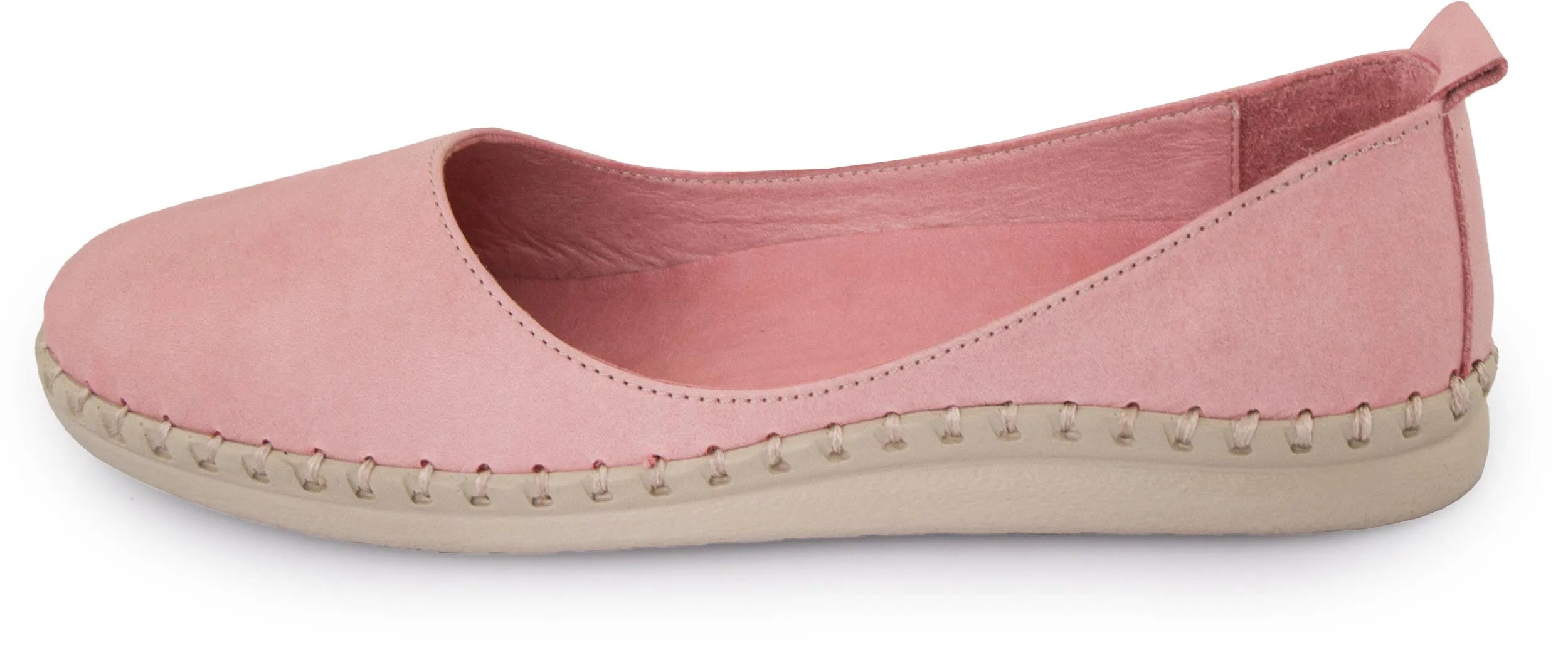 Дамски кожени балерини Nell Aurora Pink