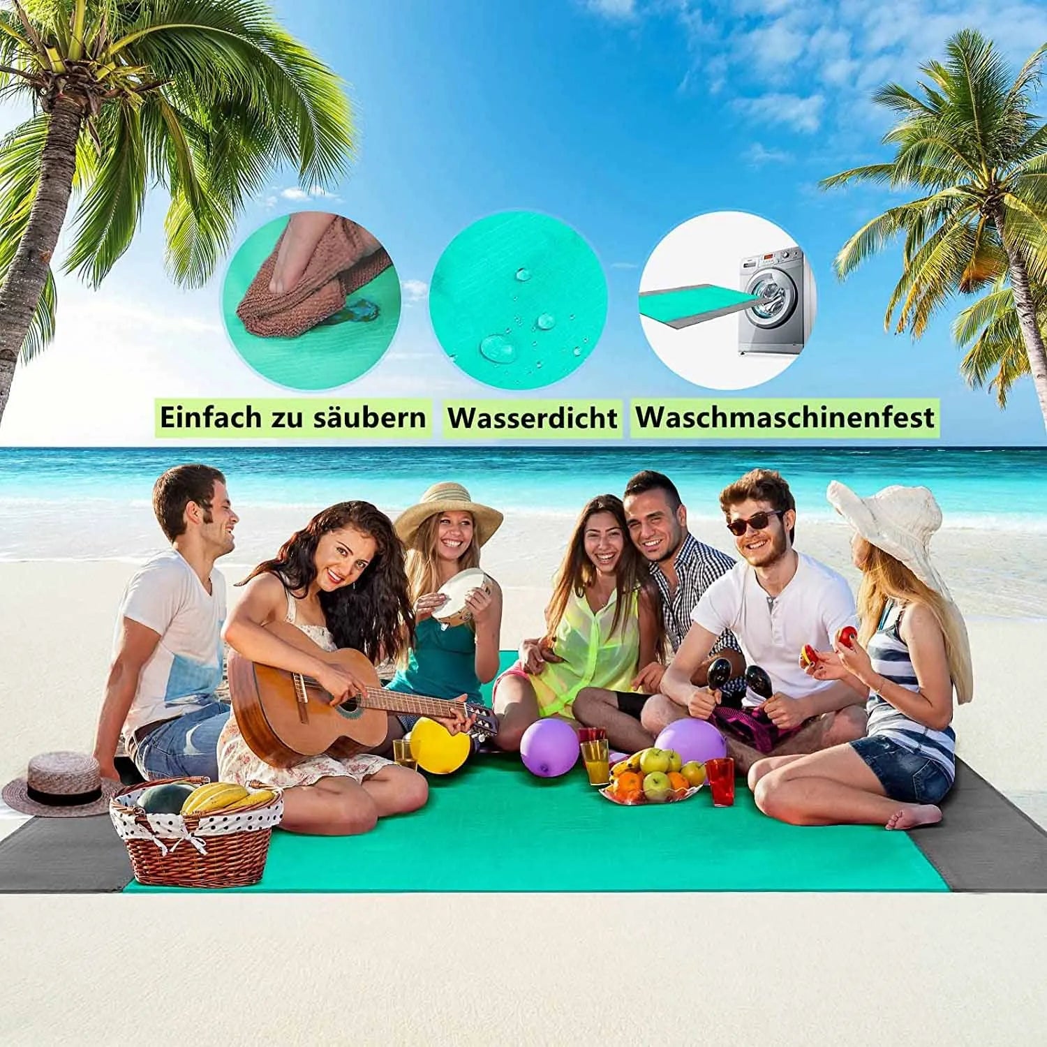 Plážová podložka lin kang oranžovo oranžová