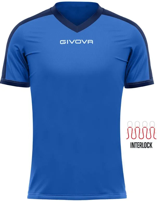 Sport-T-Shirt Givova Revolution Königsblau 2xl