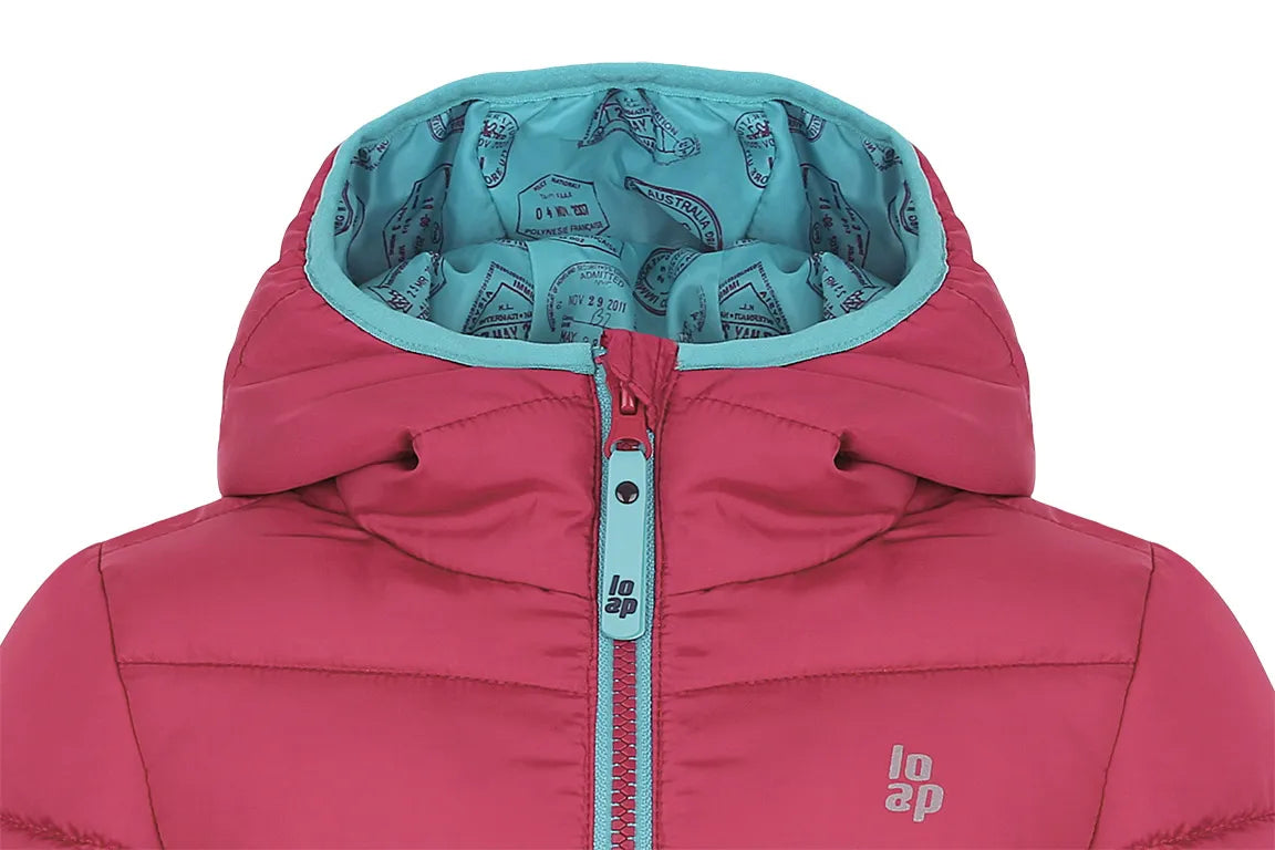 Яке за момиче Loop Inlas Pink