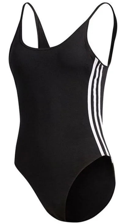 Damskie bawełniane body Adidas w kolorze czarnym