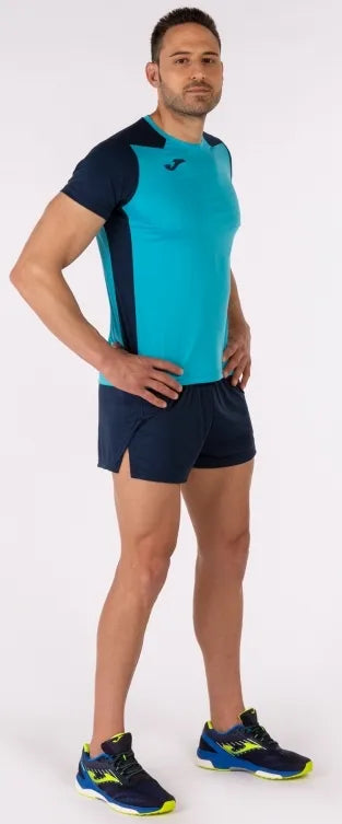 Tricou pentru bărbați joma record ii fluor turcoaz m