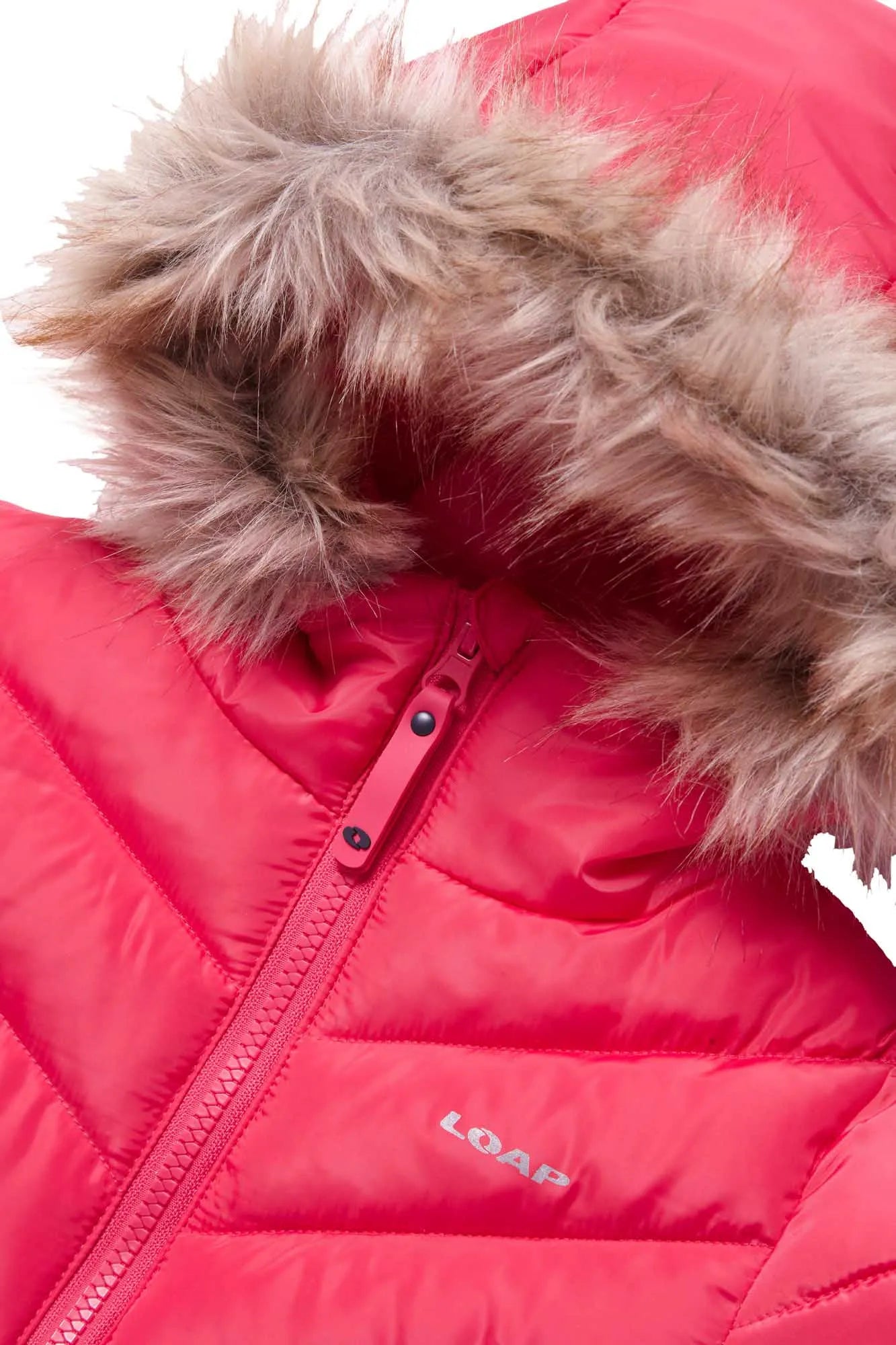 Kinder-Winterjacke Loap Involva Pink