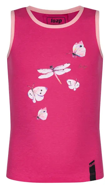 Canotta per bambini Loap Beslana Rosa
