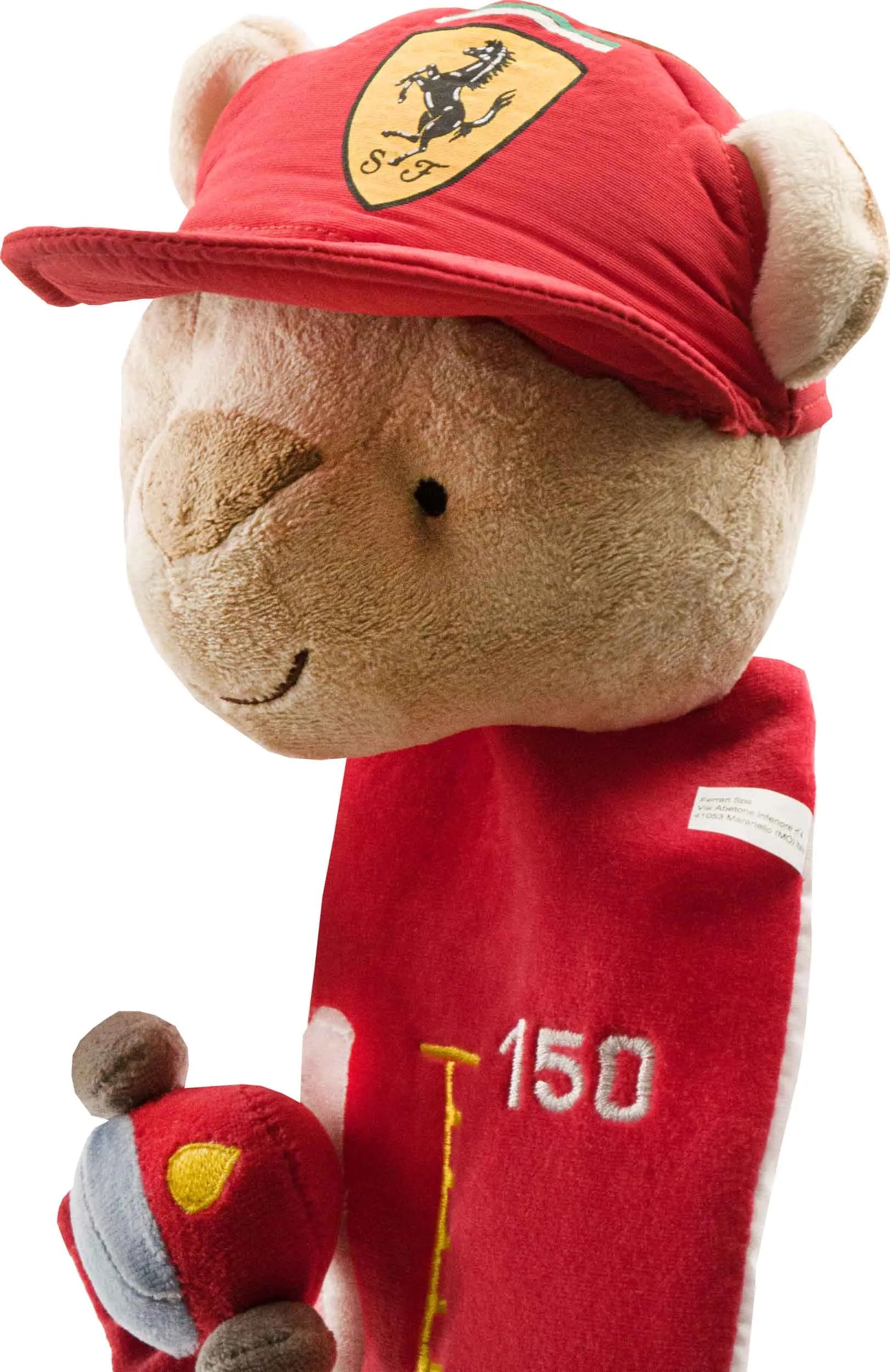 Medidor de peluche ferrari jr tabla de crecimiento con 3 modelos de autos rojo