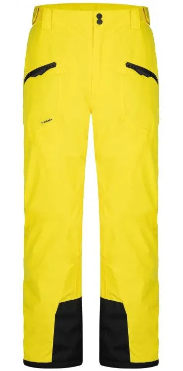 Pánske lyžiarske nohavice loap orry yellow s