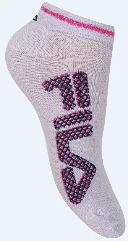 Fila confezione da 3 calzini con fiori da ginnastica 35-38