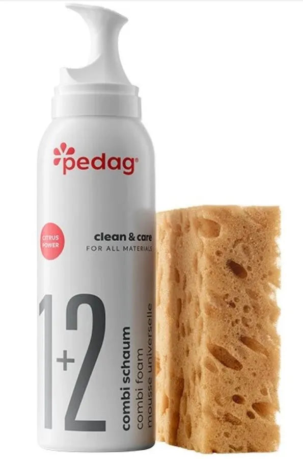 Pedag Combi Foam Zestaw pianki czyszczącej z gąbką do butów