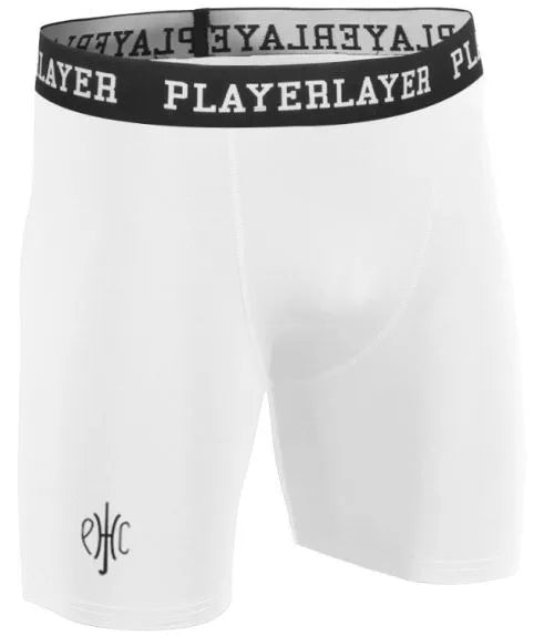 Męskie elastyczne spodenki Playerlayer w kolorze białym
