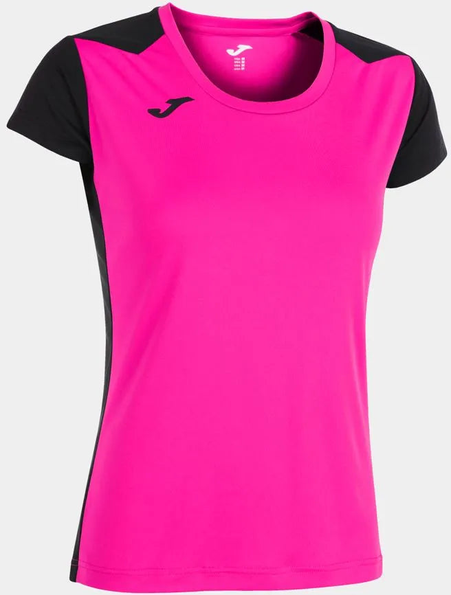 Camiseta feminina joma record ii fluor rosa xs